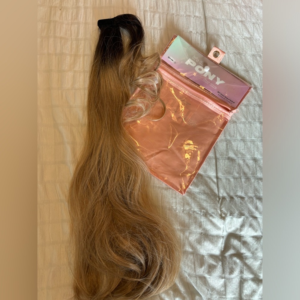 INH Brit Pony in Ombré Dark Brown Root with Honey